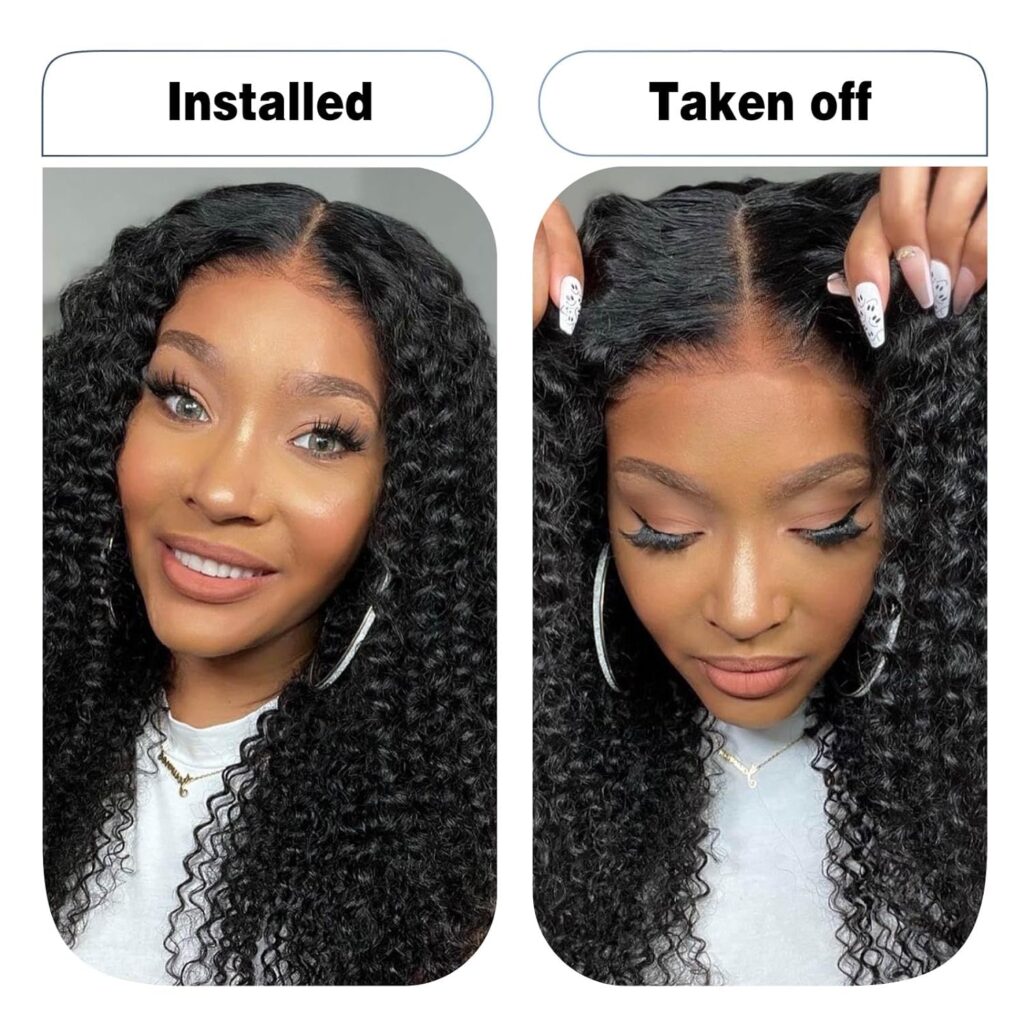 cixhygsa Lace Front Wigs Human Hair Pre Plucked Glueless Wigs for Women Body Wave 13x4 Lace Frontal Wear and Go Wigs for Beginners 180% Density Brazilian Virgin Human Hair Wig(14 Inch)