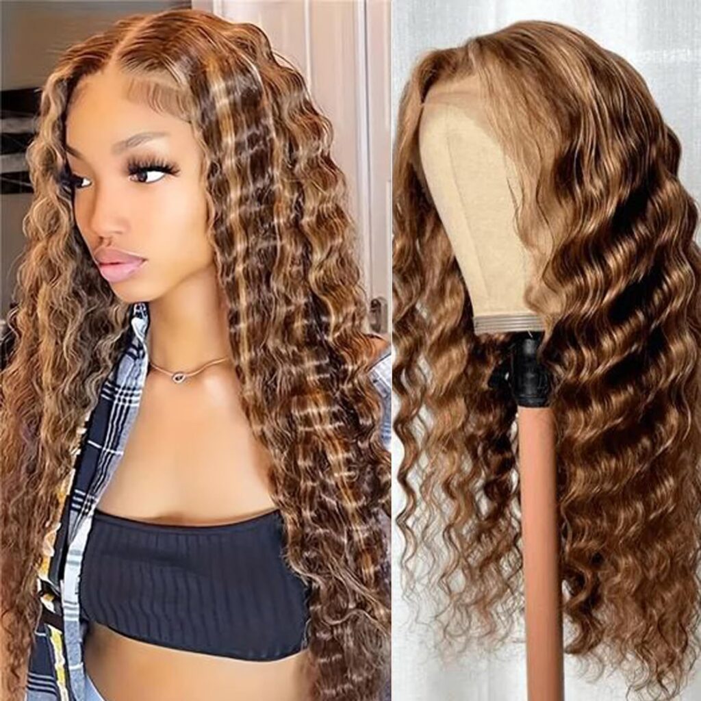 DULOVE Lace Front Wigs Human Hair 13x4 Straight HD Transparent Lace Front Wigs for Women Human Hair Pre Plucked With Baby Hair 180 Density Glueless Natural Color 24inch