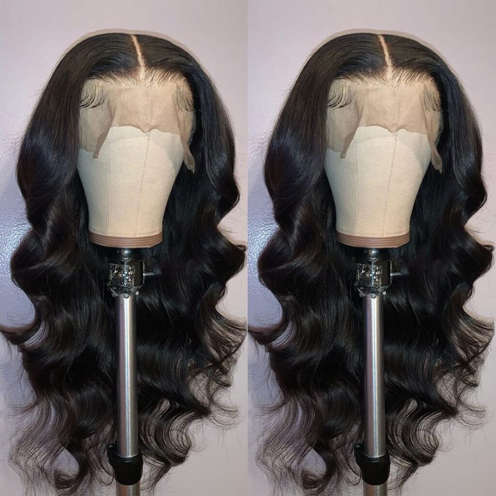 GIANNAY Body Wave Lace Front Wigs for Black Women, Long Glueless Lace Front Wig with Pre Plucked Natrural Hairline and Baby Hair for Women (Body Wave Wigs 26)