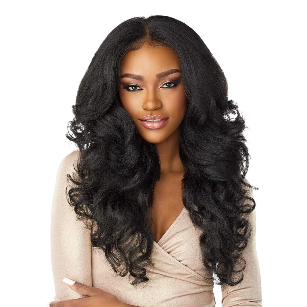 Sensationnel HD Lace Front Wig Cloud 9 What Lace Swiss Lace 13X6 Latisha (1B)