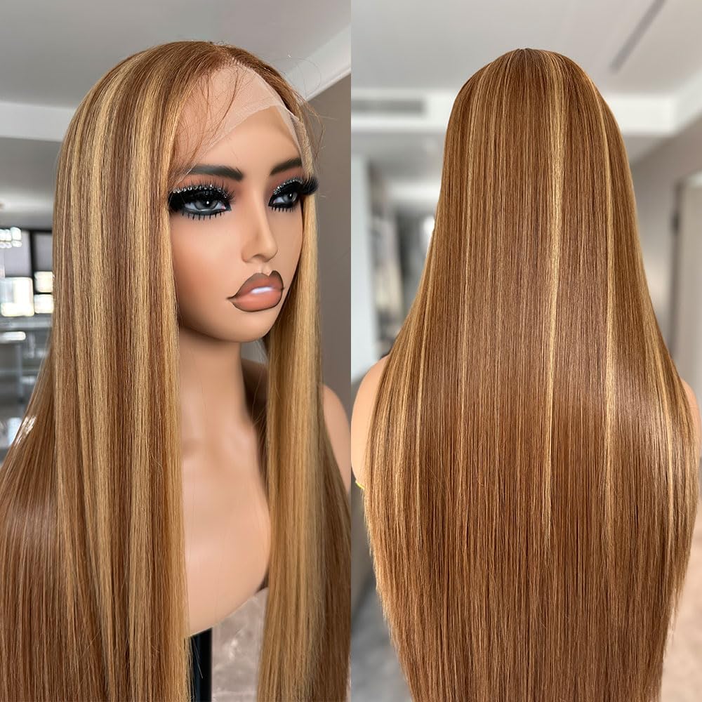 ZAVIDE 30 Inch Honey Blonde Lace Front Wig Review