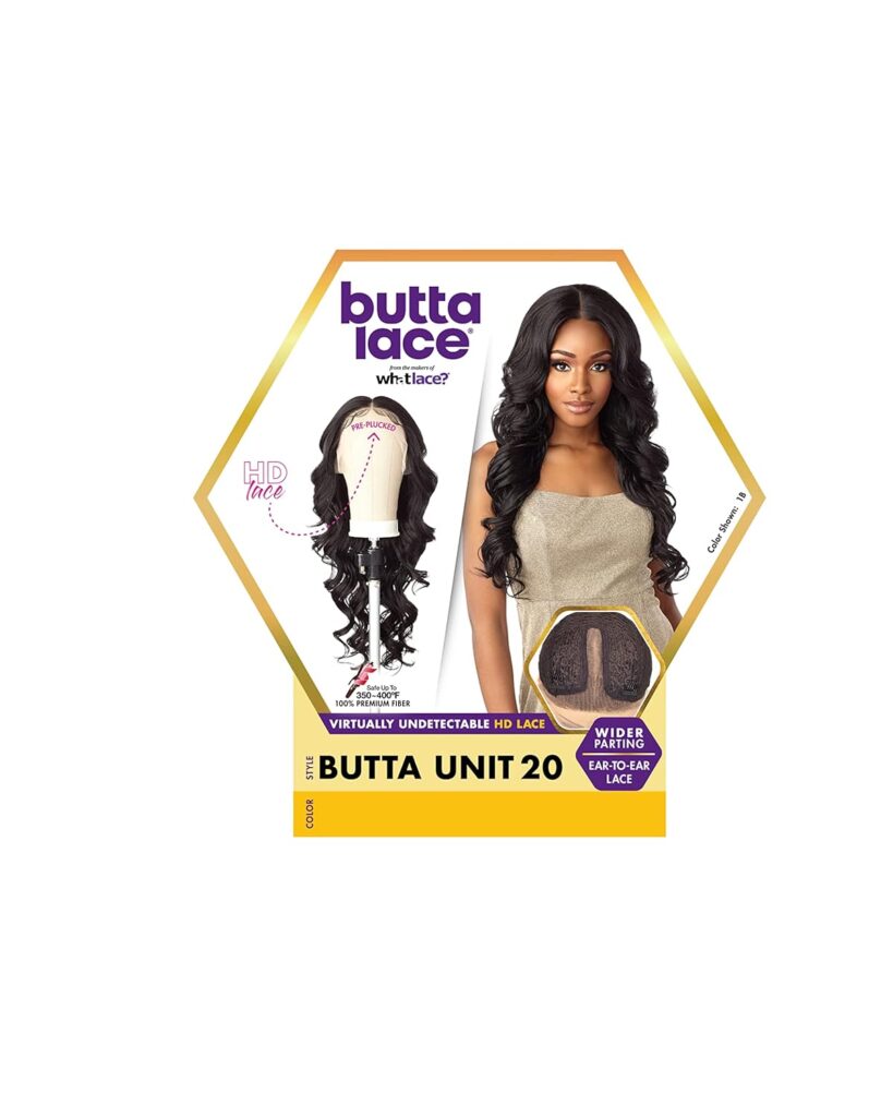 Sensationnel Butta Synthetic HD Lace Front Wig - BUTTA UNIT 20 (Color:1B Off Black)